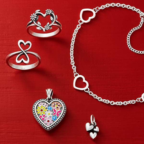 Heart jewelry from James Avery.