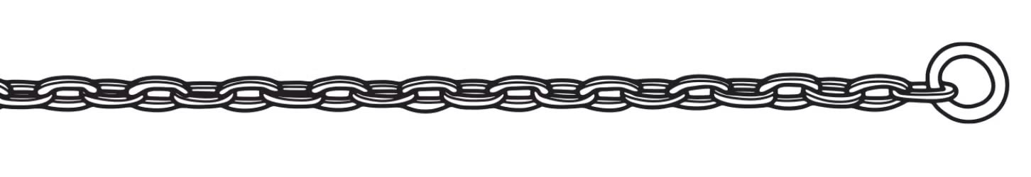 Sketch of Faceted Cable Chain