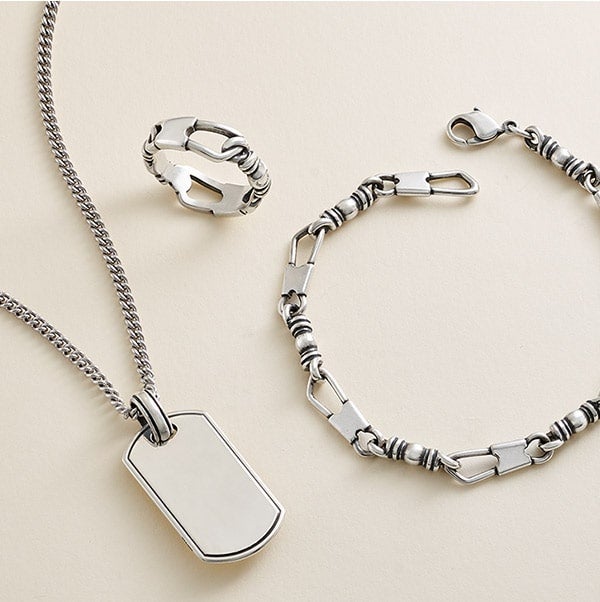 mens sterling silver chains