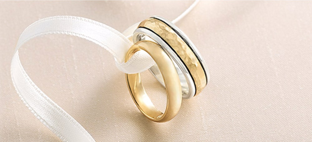 James avery wedding on sale rings for her